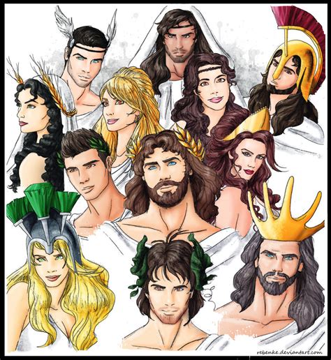 greek gods fan art.